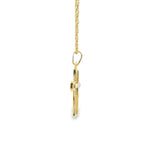 Cross Pendant 10K Gold -UniSex 09