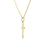 Cross Pendant 10K Gold -UniSex 11