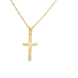 Cross Pendant 10K Gold -UniSex 11