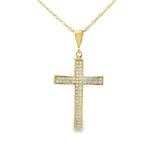 Cross Pendant 10K Gold - Unisex 13
