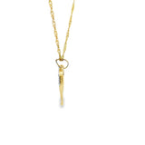 Pendentif cœur bicolore en or 10 carats - Halfa