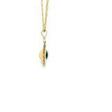 Evil eye Shape Pendant 10K Gold -Lianna