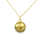 Evil eye Shape Pendant 10K Gold -Nicusor