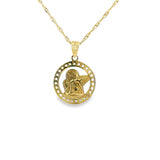 Religious Angel Pendant 10K Gold-