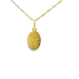Religious Virgin Mary Pendant 10K Gold
