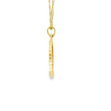 Ankh Cross Pendant Two-Tone 10K Gold -Ankra
