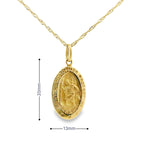 Religious Saint Christopher Pendant 10K Gold