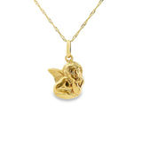 Religious Angel Pendant 10K Gold