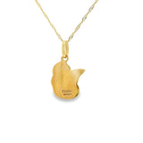 Religious Angel Pendant 10K Gold