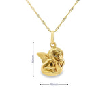 Religious Angel Pendant 10K Gold