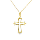 Cross Pendant 10K Gold-Nimic