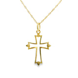 Cross Pendant 10K Gold-Nimic