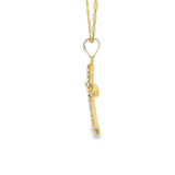 Cross Pendant 10K Gold-Malaga