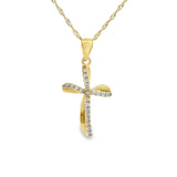 Cross Pendant 10K Gold-Malaga