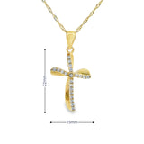 Cross Pendant 10K Gold-Malaga