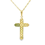 Cross Pendant 10K Gold-Gaurit
