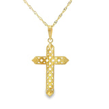 Cross Pendant 10K Gold-Gaurit