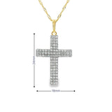 Pendentif croix en or 10 carats