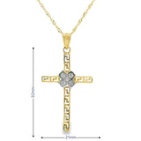 Cross Pendant 10K Gold-Lung
