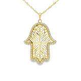 Hamsa Pendant 10K Gold-Auri