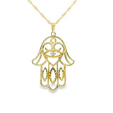 Hamsa Pendant 10K Gold-Foie