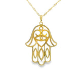 Hamsa Pendant 10K Gold-Foie