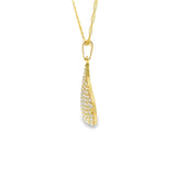 Teardrop Pendant 10K Gold