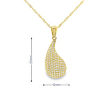 Teardrop Pendant 10K Gold