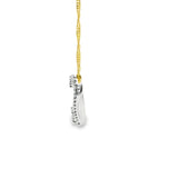Heart Pendant 14K White Gold Diamonds