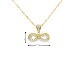 Infinity Pendant 10K Gold-Inimia
