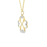 Four-Leaf Pendant 10K Gold-Iarban