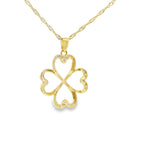 Four-Leaf Pendant 10K Gold-Iarban