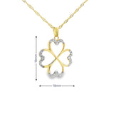 Four-Leaf Pendant 10K Gold-Iarban