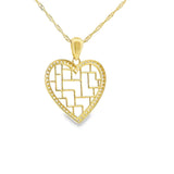 Heart Pendant 10K Gold-ZigZag