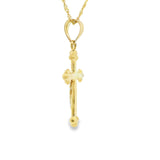 Jesus Cross Pendant 10K Gold-Mirka