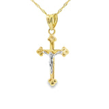 Jesus Cross Pendant 10K Gold-Mirka