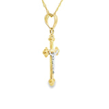 Jesus Cross Pendant 10K Gold-Mirka