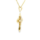 Cross Pendant 10K Gold-Pietre