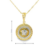 Medusa Pendant 10K Gold-Pamant