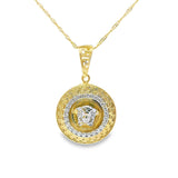 Medusa Pendant 10K Gold-Pamant