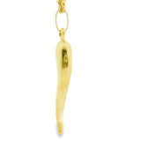 Big Cornetto Pendant 10K Gold - UniSex