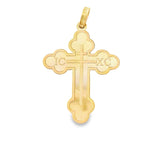 Orthodox Cross Small 10K Solid Gold