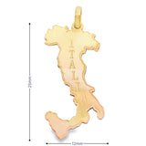 Italia Pendant 10K Solid Gold