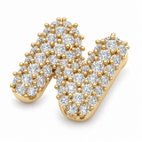 The Bubble Initials Diamond Collection - 10K Gold Diamonds