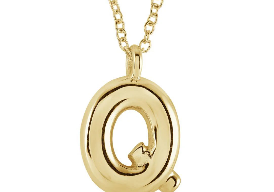 BUBBLE LETTER INITIAL