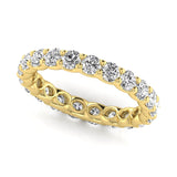 Round Brilliant Eternity Gold Band - Ora
