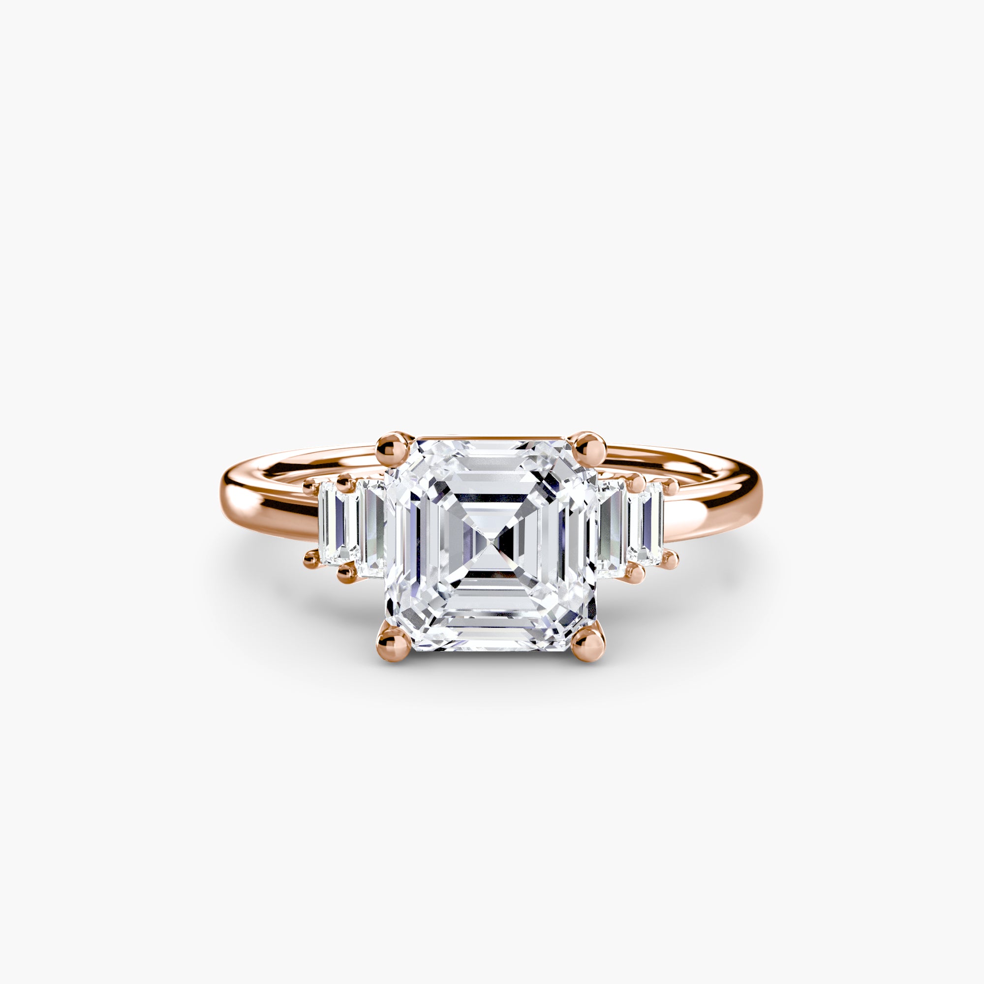 Baguette Accent Solitaire