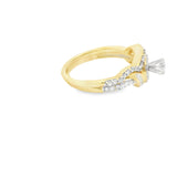 Elegant Modern Diamond Ring Set-Lucia