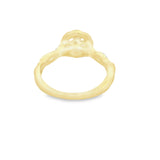 Elegant Modern Cluster Gold Diamond Ring-Amalia