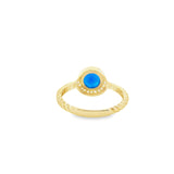 10K Gold Saphire Ring CZ -Anastasia